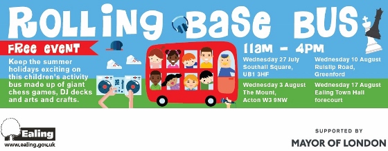 Rolling Base Bus poster