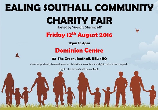 Ealing Southall Community Charity Fair poster
