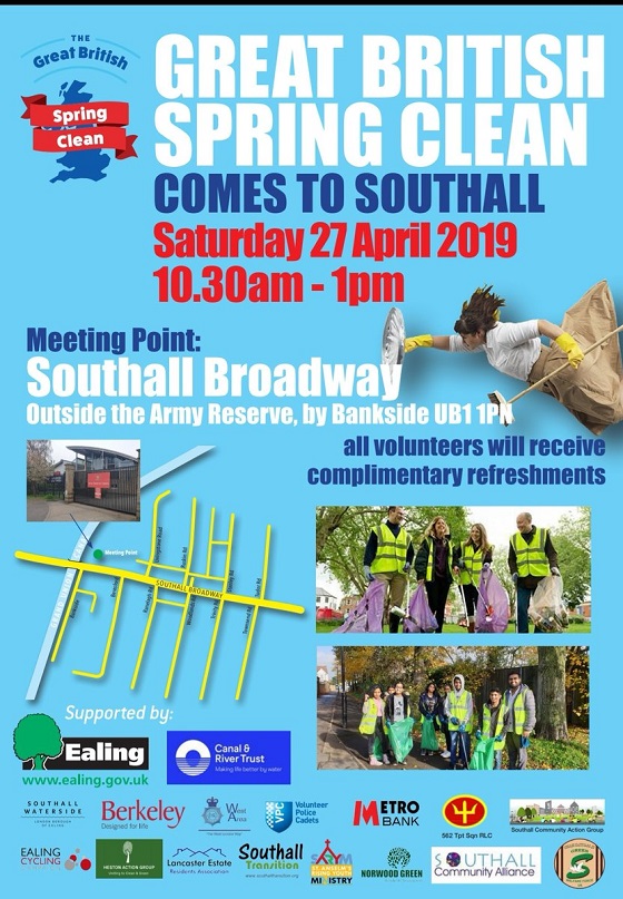 Great British Spring Clean in Southall 2019
