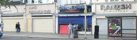 Southall shops closed