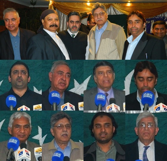 Pakistan election results celebration in Southall