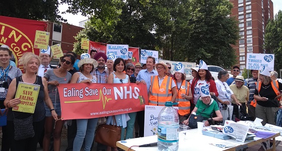 70th anniversary of the NHS - outside Ealing Hospital - pic2