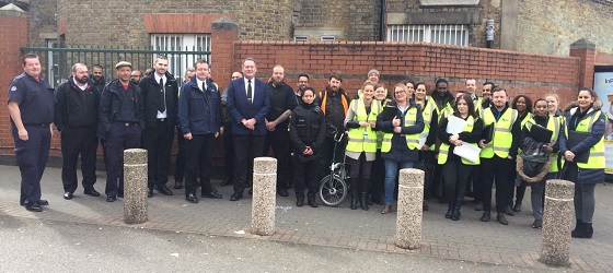 Council teams and the London Fire Brigade come together in Acton Council teams and the London Fire Brigade come together in Acton