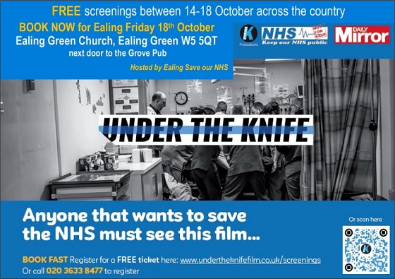'Under the Knife' at Ealing Green Church