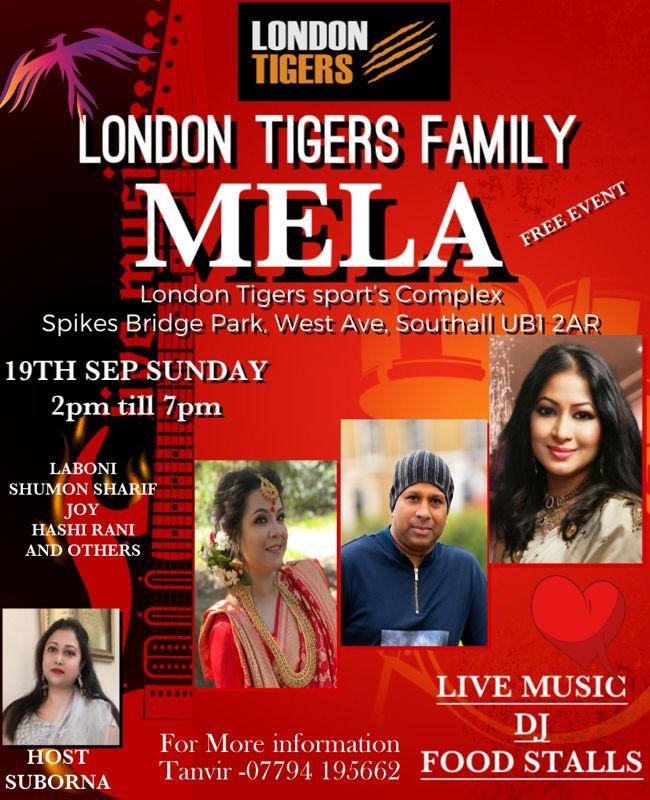 London Tigers Family Mela 2021