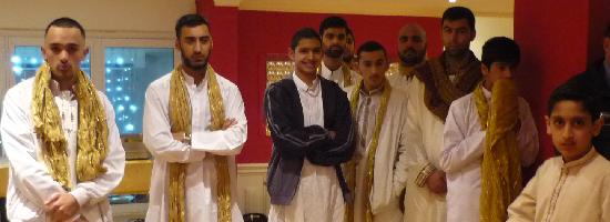 Amir Khan fans at TKC in Southall