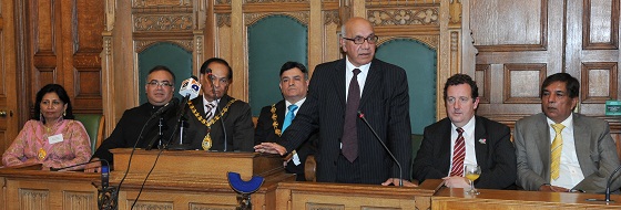 Weaver Rose award at Mayor's Parlour