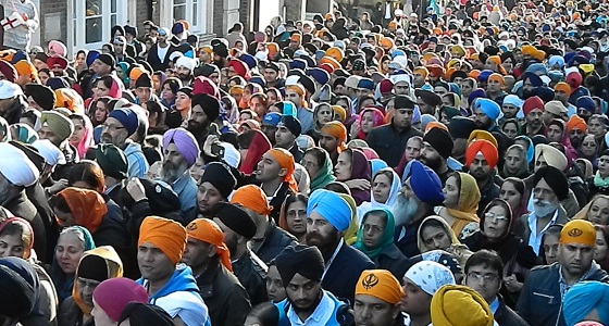 Nagar Kirtan in Southall on 18 Nov 2012