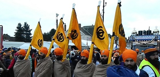Nagar Kirtan in Southall on 24 Nov 2013