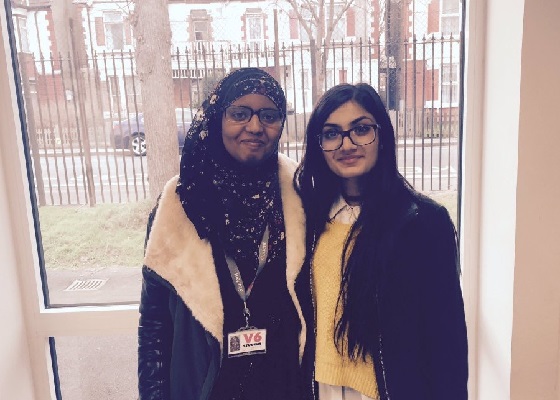Villiers filmmakers Osob Warsame and Ikhra Hussain