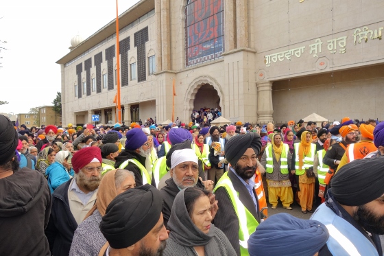 Nagar Kirtan in Southall on 29 Nov 2017