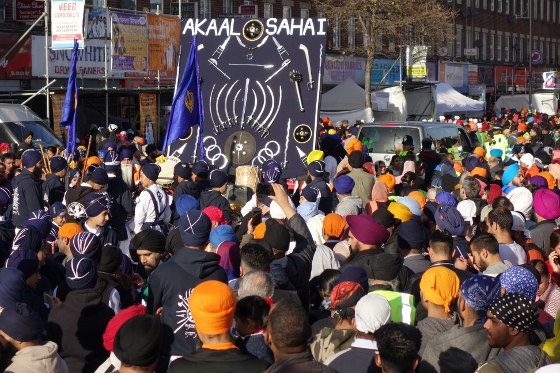 Nagar Kirtan in Southall on 29 Nov 2017