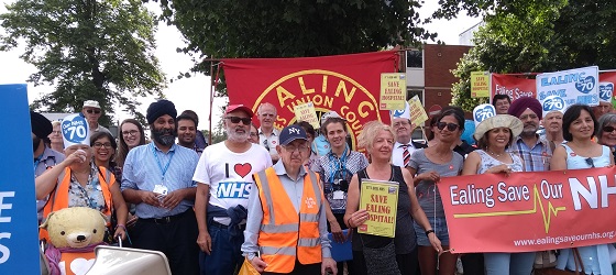 70th anniversary of the NHS - outside Ealing Hospital - pic3